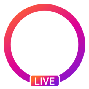Vector illustration of a Live Icon, symbolizing live streaming or real-time content. Available for free download.